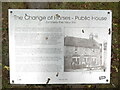 Information Board near the Change of Horses public house, Farnborough (Kent)