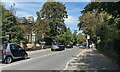 TQ3370 : Sunday traffic, Church Road, Upper Norwood by Robin Stott