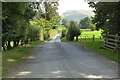 Country road in Cwm Pennant