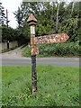 Direction Sign - Signpost by Woodhill, Congresbury