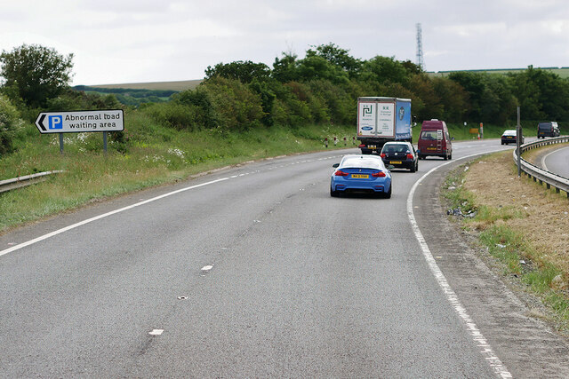 Westbound A30, Lower Penscawn