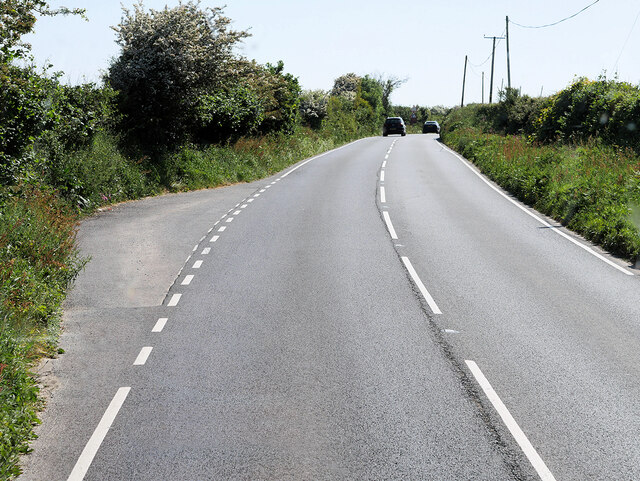 Layby on the A392 near Mountjoy