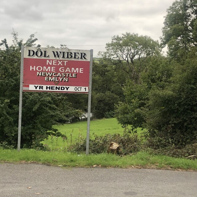 Sign at Dol Wiber