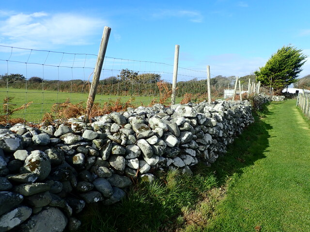 Dry stone wall at Dalar Farm