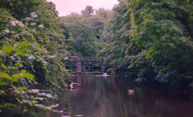 The Wooden Bridge over The River Nidd, Knaresborough