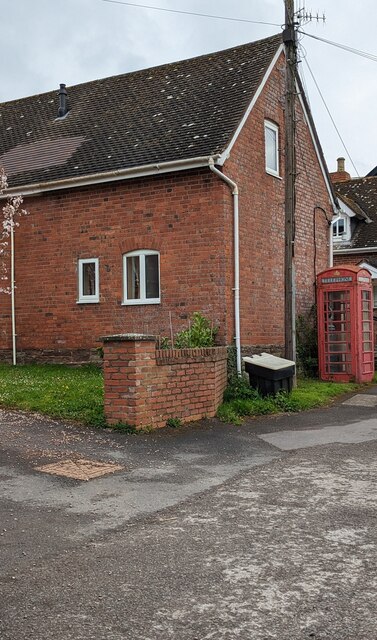 Red phonebox, Peterchurch, Herefordshire