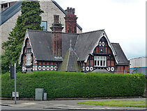 SJ3788 : Lodge, Ullet Road, Liverpool by Stephen Richards