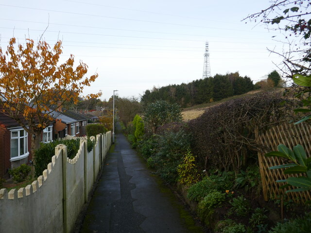 Footpath behind Greenacres
