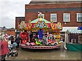 SO9670 : Merry-go-round at the Bromsgrove Christmas Market by Roy Hughes