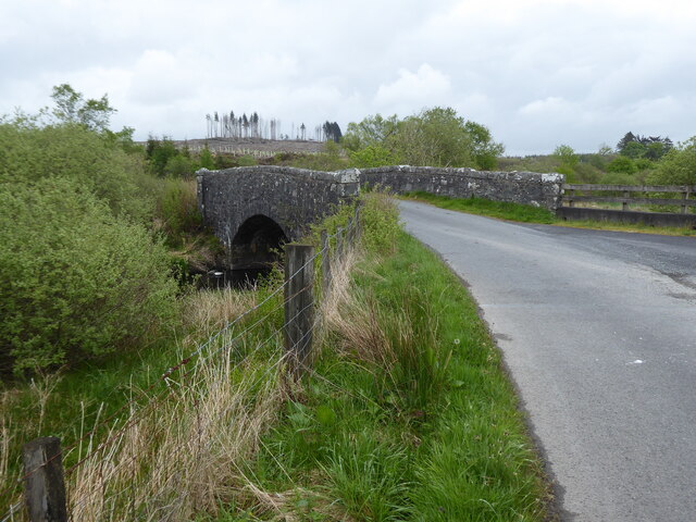 The Southern Upland Way near Tannylaggie Bridge