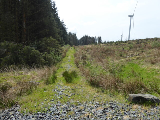 The Southern Upland Way near Muirglass