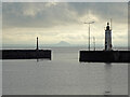 NO5603 : Anstruther Harbour Outer Light by Adam Ward
