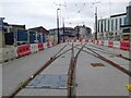 Tramlines into Blackpool North