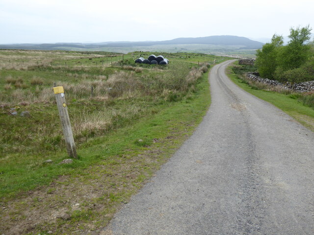 The Southern Upland Way near Garchew