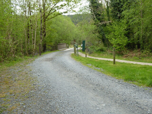 The Southern Upland Way near Caldons