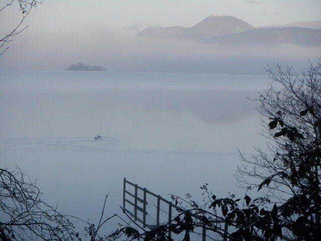 A misty Loch Lomond