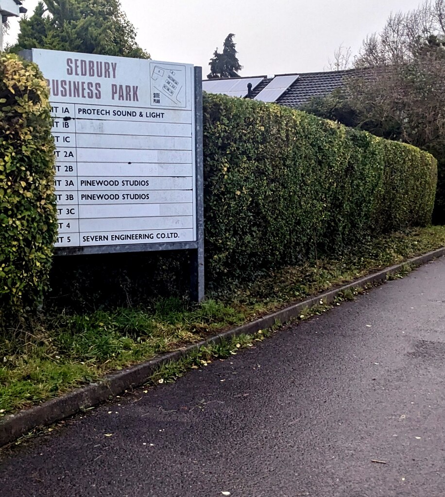 Sedbury Business Park Information Board,... © Jaggery Cc-by-sa/2.0 ...