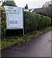 Sedbury Business Park information board, Gloucestershire