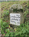 Old Milestone by the A51, Main Road, Brereton