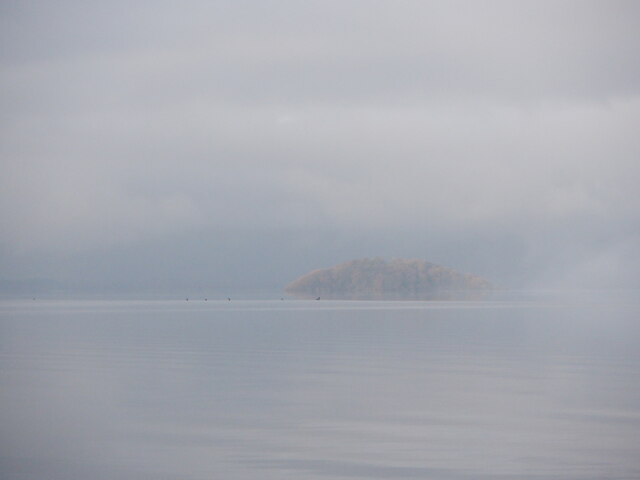 Fog banks on Loch Lomond