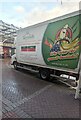 ST2995 : Side of a Reynolds lorry in Cwmbran bus station by Jaggery