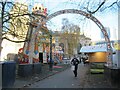 SP0686 : Temple Row entrance to the Christmas market in Cathedral Square by Roy Hughes