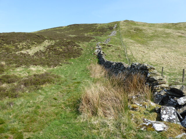 The Southern Upland Way near Laght Hill © Dave Kelly :: Geograph ...