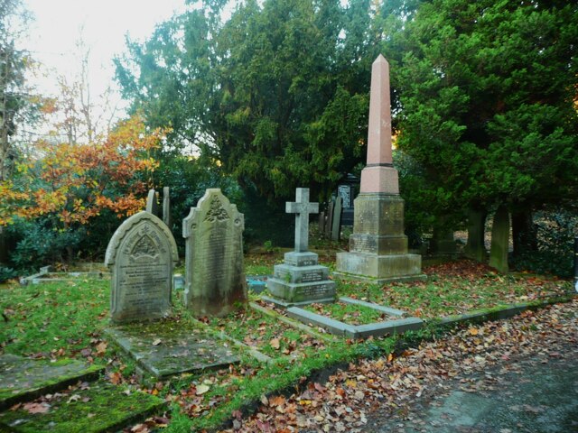 Monuments near the chapel, Luddenden... © Humphrey Bolton cc-by-sa/2.0 ...