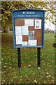 TL8440 : St. Andrew's Church Notice Board by Geographer