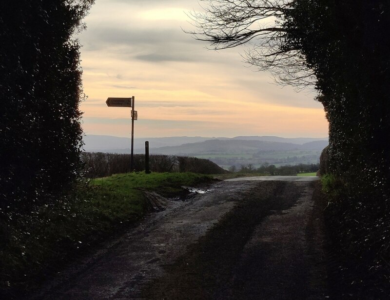 Lane At Ragdon Cottage © Mat Fascione Cc By Sa20 Geograph Britain And Ireland 9138