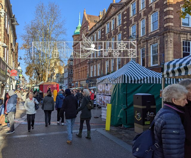 Worcester's Victorian Christmas Market © Roy Hughes Geograph Britain