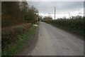 ST3864 : Wick Road at West Hewish by Ian S
