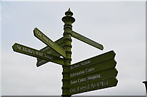 NZ4920 : Finger signpost on Cleveland St. Middlesbrough by Rod Grealish
