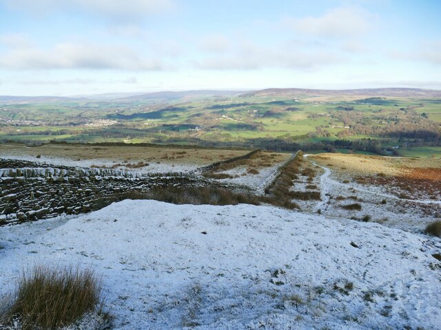 Levelled area of Ilkley Moor © Stephen Craven :: Geograph Britain and ...