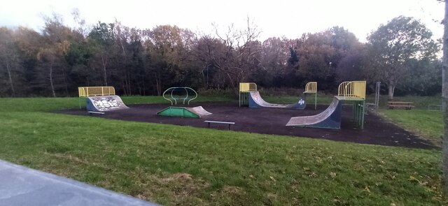 Skatepark At Kennishead Road © Thomas Nugent :: Geograph Britain And 