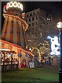 SP0686 : Helter Skelter and Angel  at Cathedral Square Christmas Market Birmingham by Roy Hughes