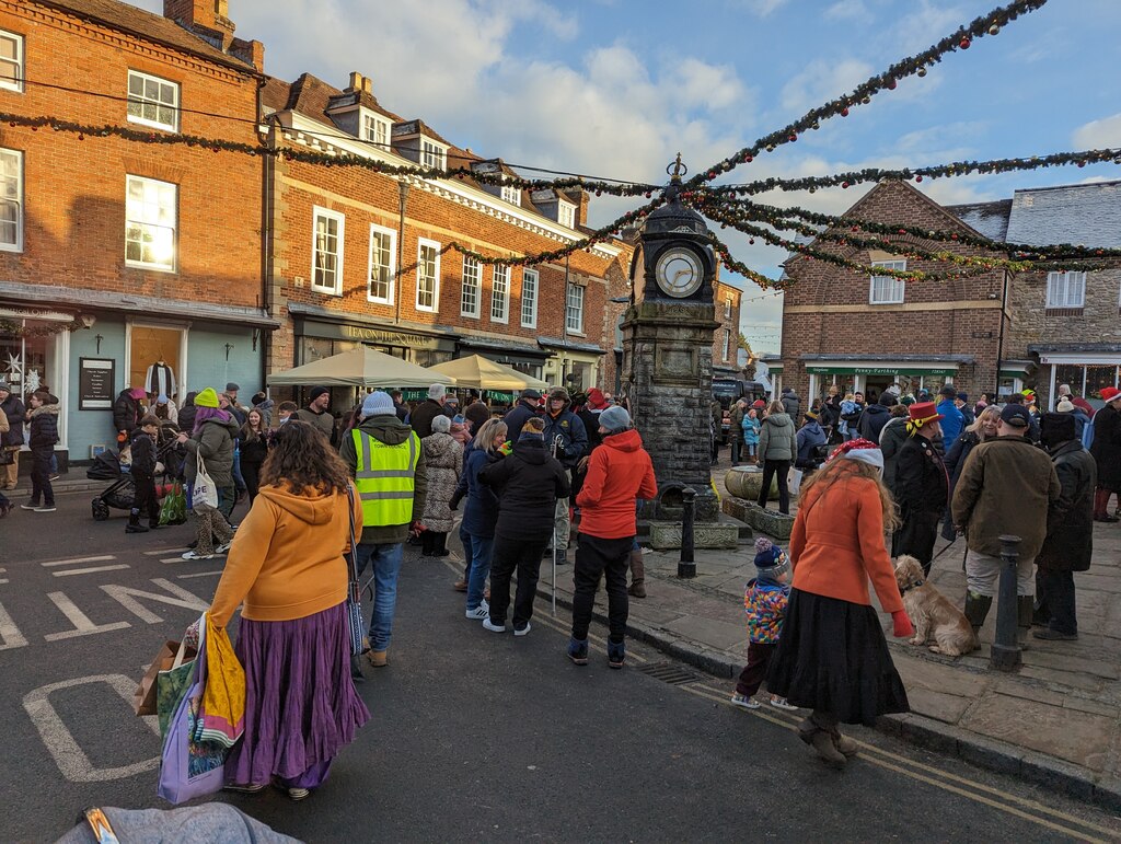 The Square in Much Wenlock during the... © TCExplorer ccbysa/2.0