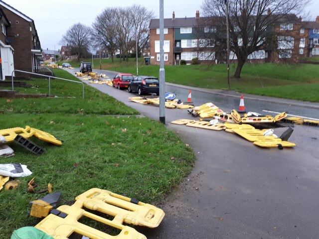 Wind-blown barriers \u00a9 Stephen Craven cc-by-sa\/2.0 :: Geograph Britain ...