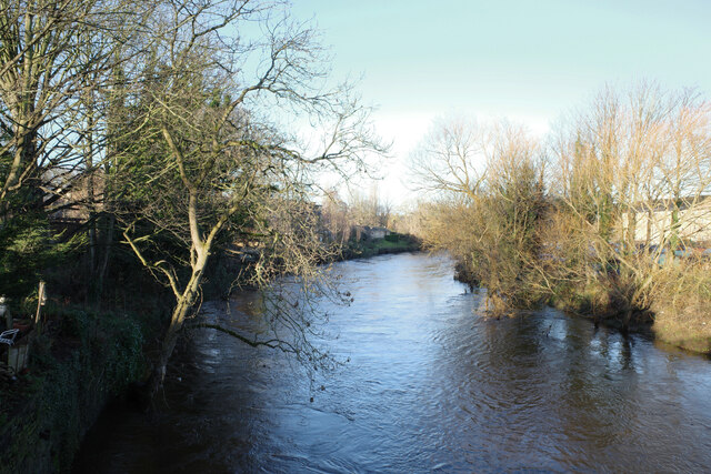 The River Calder seen from Hopton... © habiloid :: Geograph Britain and ...