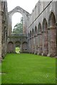SE2768 : Nave of Fountains Abbey by Philip Halling