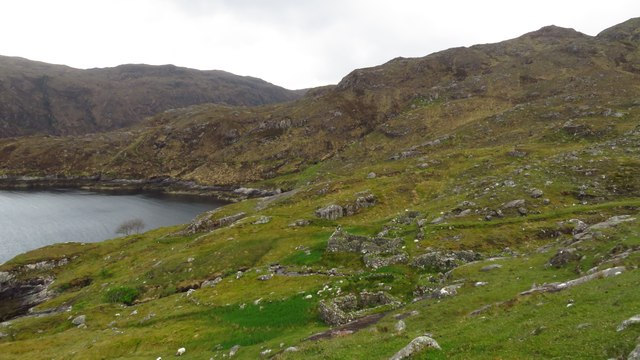 Abandoned settlement at Gearraidh... © Colin Park cc-by-sa/2.0 ...