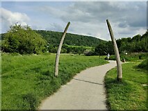 SO4382 : The Onny Meadows Trail at the Shropshire Hills Discovery Centre by Mat Fascione