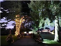 ST2885 : Christmas lights at Tredegar House (1) by Robin Drayton