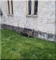 ST7689 : Sims Memorial bench in the churchyard, Hillesley, Gloucestershire by Jaggery