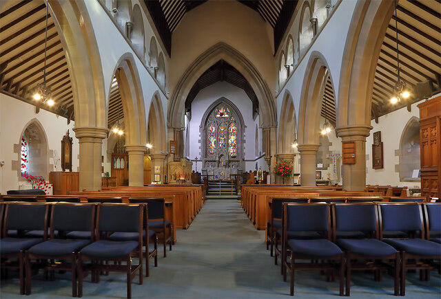 Inside St Andrew’s Church, Kelso © Walter Baxter :: Geograph Britain ...