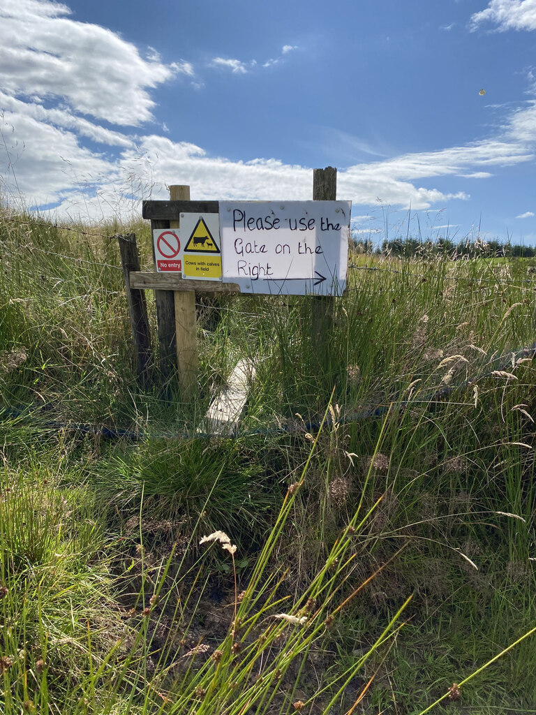 Old stile and sign 'please user other... © thejackrustles cc-by-sa/2.0 ...