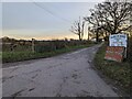 Bridleway through Church Farm, Framingham Earl