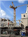 A crane on Surrey Street