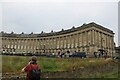 View of Royal Crescent from Royal Victoria Park