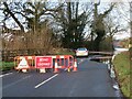 Road closed due to flooding